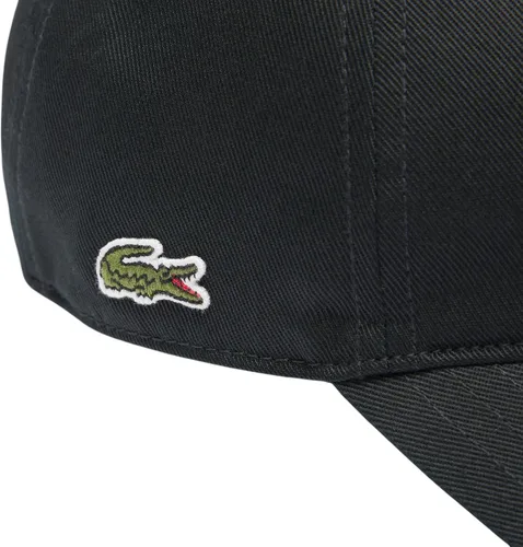 Vista 4 de Lacoste Unisex-Adult Organic Side Logo Cotton Twill Cap