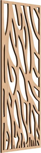 Vista 123 de 9 3/8"W x 24 3/8"H x 1/4"T Bristol Decorativos Paneles de Pared de Madera Calado, Cereza