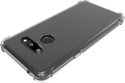 Vista 3 de USTIYA Funda para LG G8 ThinQ Clear TPU Cuatro Esquinas Cubierta Protectora Transparente Suave