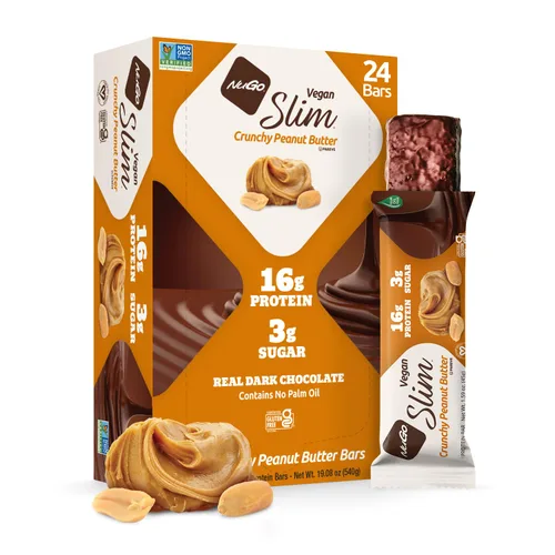 Vista 21 de NuGo Variedad delgada - Brownie Crunch 12 barras y trufa de frambuesa 12 barras, baja en carbohidratos netos, apto para dieta cetogénica, sin