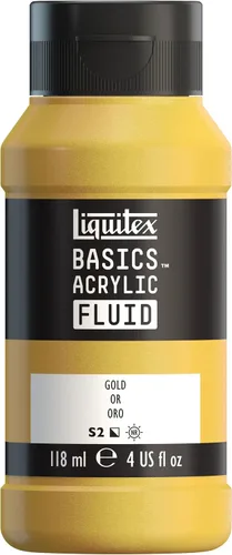 Vista 59 de Liquitex BASICS - Pintura acrílica fluida, botella de 4 onzas, tono permanente carmesí lizarina Super Versatile, Fine Art Pigments; Fluid