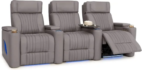 Vista 27 de Seatcraft Valore Asiento de cine en casa Tabaco Sillón Individual