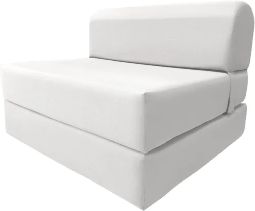Vista 29 de D&D Futon Furniture. Silla plegable de espuma, sofá de estudio, colchón de espuma plegable para invitados (6 x 24 x 70 pulgadas, negro)