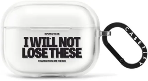 Vista 88 de CASETiFY Impact Airpods Pro (1ª/2ª) - Funda con anillo, color negro