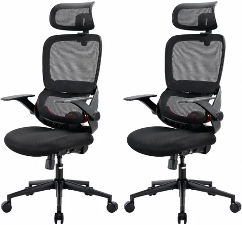 Vista 17 de SIHOO Silla de oficina ergonómica M57, silla de escritorio con respaldo