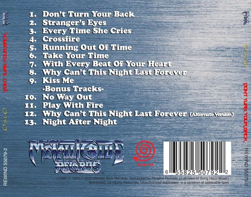 Vista 2 de Don't Turn Your Back