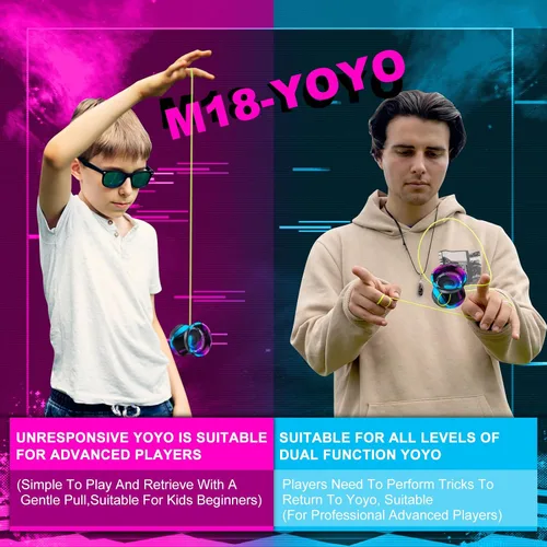 Vista 5 de yo yo M18-BlackBluePink-Pro
