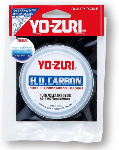Vista 20 de Yo-Zuri H.D. Línea líder de fluorocarbono de 30 yardas Multi