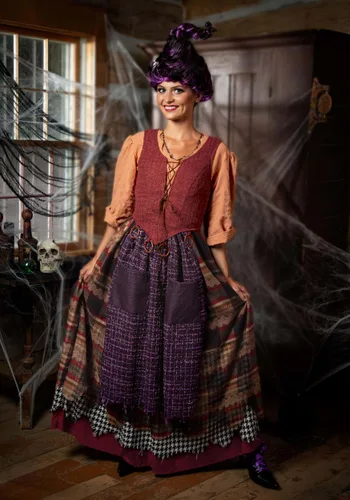 Vista 2 de Disfraz de Mary Sanderson para mujer de Hocus Pocus de Disney Multicolor