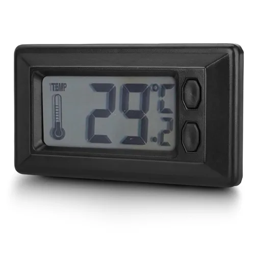 Vista 9 de Mini Coche Digital Interior Pantalla LCD Medidor de Temperatura Termómetro Negro