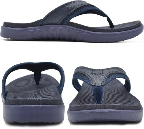 Vista 6 de KuaiLu Sandalias deportivas para hombre, cómodas, ortopédicas, con soporte de arco para fascitis plantar, para exteriores, verano, playa, talla 7 15