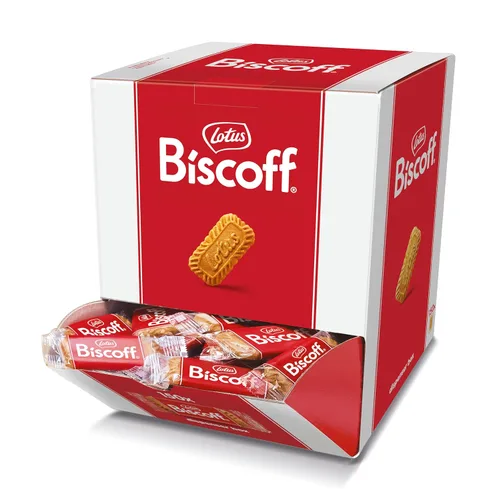 Vista 10 de Lotus Biscoff Galletas caramelizadas, 64 paquetes individuales, veganas Individually wrapped biscuit cookies per two – no artificial colours or