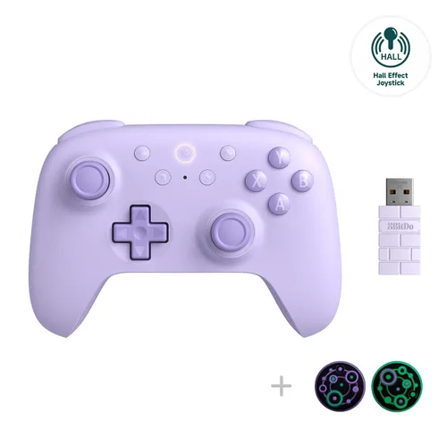 Vista 12 de 8Bitdo Ultimate 2C Hall Effect Joysticks and Hall Triggers Wireless Controller for Windows PC and Android, with Remappable L4/R4 Bumpers, Turbo