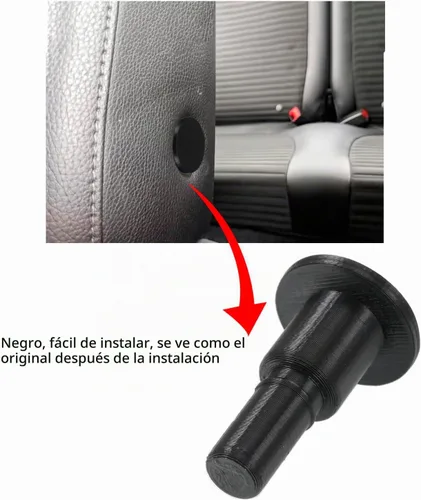 Vista 2 de Tapa de enchufe para reposabrazos compatible con Fiat 500 2013-2019 (individual)