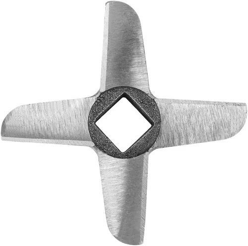 Vista 2 de Cuchilla de picadora, Asxx Cuchilla de acero en forma de cruz para picadora de carne (# 22)