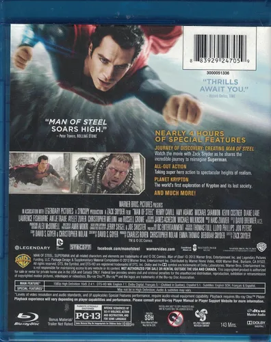 Vista 2 de Man of Steel (Blu-ray)
