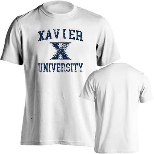 Vista 7 de Sport Your Gear NCAA Camiseta de manga corta retro con licencia oficial de aspecto desgastado para el día del juego, camiseta de espíritu deportivo