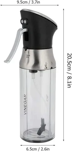 Vista 5 de Pulverizador de aceite de oliva, dispensador de vinagre, rociador de vinagre, botella rociadora de aceite de oliva para cocina, cocina, barbacoa