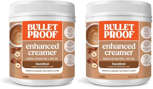 Vista 11 de Crema de Café Bulletproof Vainilla Francesa, 14.8 Onzas, Crema de Café Keto con Aceite MCT y Mantequilla Alimentada con Hierba Apoya la función