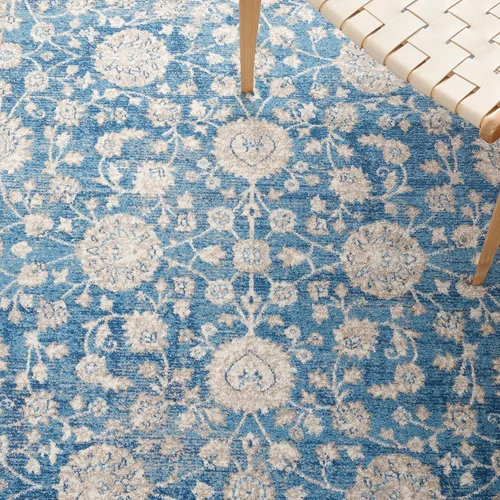 Vista 28 de Safavieh Sofia Collection SOF330B, tapete clásico color gris claro y beige, Polipropileno