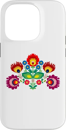 Vista 17 de iPhone 16 Polish Traditional Folk Pattern, Eastern Folklore Case