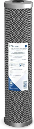 Vista 6 de Pentair Pentek FloPlus-10 Filtro de agua de carbono, 10 pulgadas, cartucho de repuesto de bloque de carbono moldeado modificado para debajo