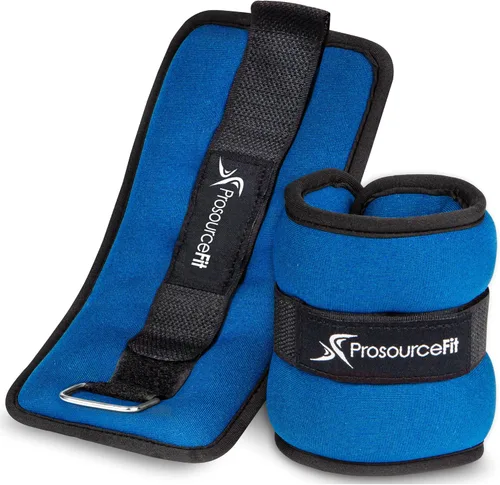 Vista 7 de Prosource Ankle/Wrist and Arm/Leg Weights Set of 2, Adjustable Strap 1 lb-5 lb, Adjustable Weight 15 lb, 10 lb, 7 lb for Men and Women