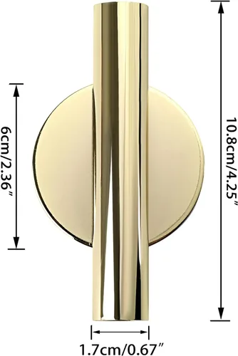 Vista 3 de JUXYES Paquete de 2 floreros de pared de metal con calcomanías, moderno soporte para flores secas, decoración de pared para porche, oficina en casa
