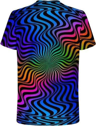 Vista 5 de Camisetas Mangas entrenamiento Hombres Camiseta Estampado Digital 3D Y2K Blusa Deportiva Manga Corta Camisetas