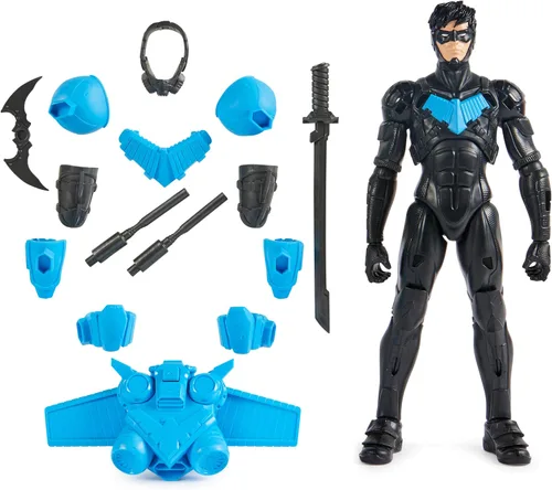 Vista 11 de DC Comics, Aventuras de Batman, Batcycle de Batman, Batcycle y Batglider Transformables 2-en-1, Figura Compatible, Juguete de Súper Héroe para Niños