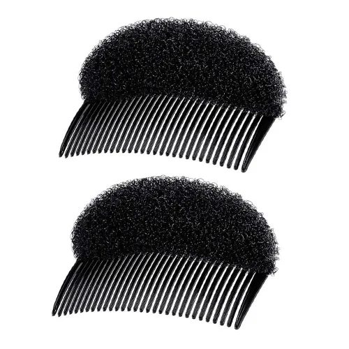 Vista 8 de ericotry Peine para el cabello, 2 piezas encantadoras inserciones de volumen para decoración del cabello, peine de esponja de espuma, herramienta