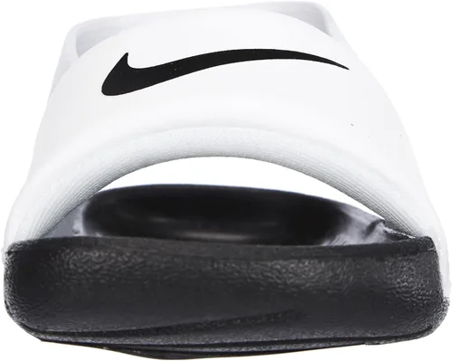 Vista 2 de Nike Kawa Slide - Zapatos para niñas, NegroNegroRosa Vivo