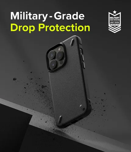 Vista 5 de Ringke Onyx - Funda compatible con iPhone 13 Pro, silicona flexible extremadamente resistente, tipo TPU a prueba de golpes, cubierta de protección