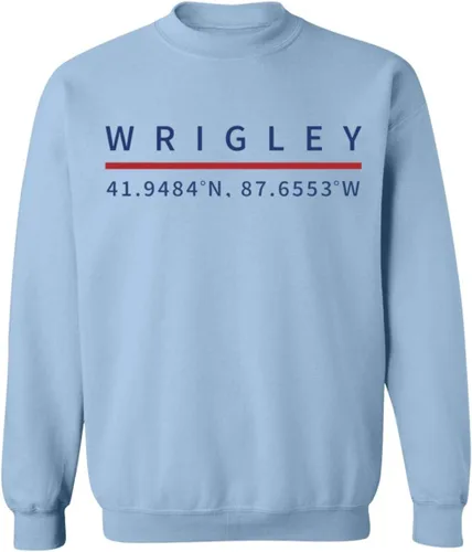 Vista 6 de Wrigley Field Coordenates Sudadera con cuello redondo Blanco