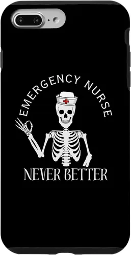 Vista 9 de iPhone 14 Funny ER Nurse ED Enfermera Sala de Emergencias Enfermera Halloween Regalos Caso