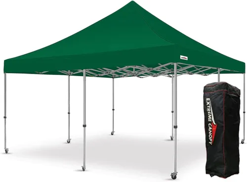Vista 32 de Extreme Canopy Tienda de campaña desplegable instantánea de aluminio resistente comercial (rojo, 10 pies x 10 pies)