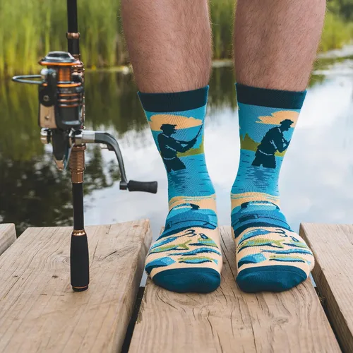 Vista 6 de Lavley Calcetines divertidos para amantes de las actividades al aire libre y más, regalos novedosos para hombres, mujeres y adolescentes