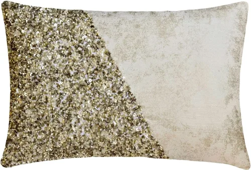 Vista 125 de The HomeCentric Fundas de almohada lumbares doradas de 12 x 14 pulgadas (11.8 x 13.8 in), de piel sintética, con diseño de animales, estilo moderno