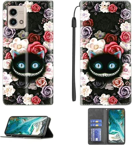 Vista 112 de Aroepurt Funda para UMIDIGI G1 Plus compatible con UMIDIGI G1 Plus Funda para teléfono Funda de piel sintética con función atril magnética CPT15