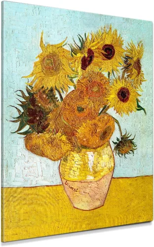 Vista 37 de Serie de pinturas de Vincent Van Gogh (favoritos). Reproducción de arte clásico de Van Gogh, impreso en lienzo, Algodón, Almond Blossom, 16x20