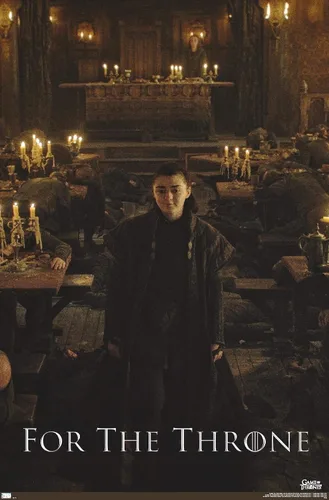 Vista 11 de Trends International Juego de tronos - Póster de pared de Arya Stark, 14.725 x 22.375 pulgadas, versión enmarcada de madera de granero