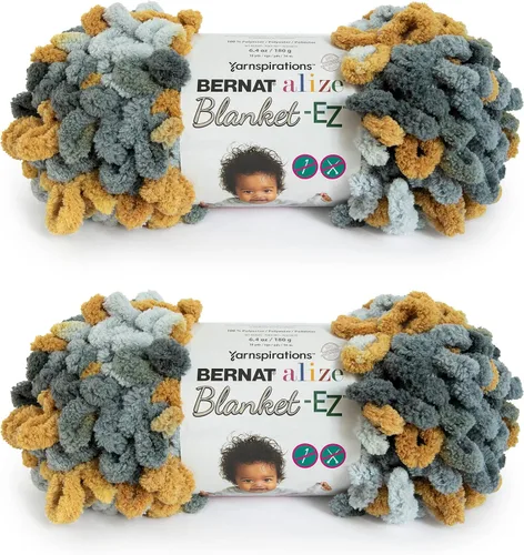 Vista 26 de Bernat Alize Blanket-EZ - Ovillo de lana, color crema