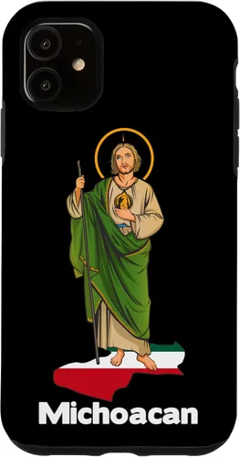 Vista 8 de Funda para iPhone 16 San Judas Tadeo con Michoacán México