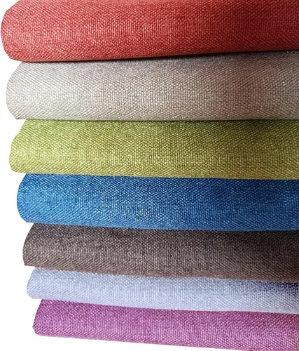 Vista 3 de Tela de costura de tapicería de mezcla de poliéster de 11 oz por yarda, ancho 57 pulgadas, color rojo ladrillo
