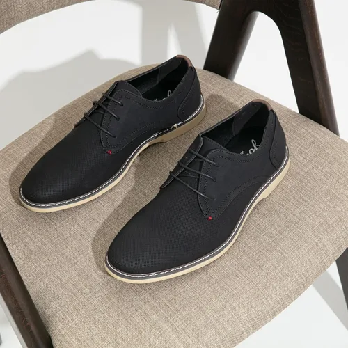 Vista 3 de Jousen Zapatos de vestir casuales para hombre, zapatos de vestir clásicos de negocios retro para hombres