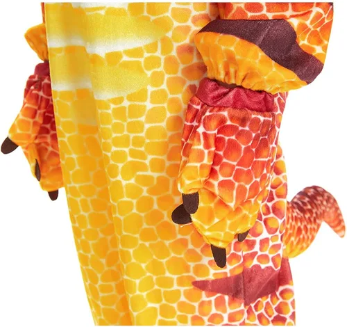Vista 6 de NoveltyBoy Disfraz de dinosaurio T-Rex para bebé de Triceratops para cosplay