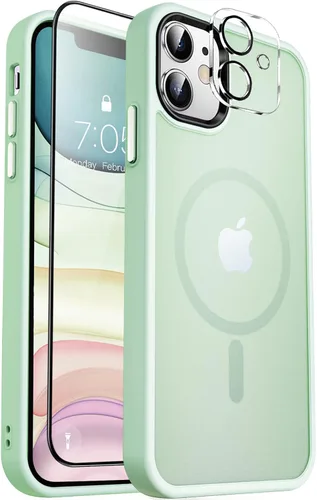 Vista 105 de MOCCA - Funda magnética resistente para iPhone XR de 6.1 pulgadas, compatible con MagSafe, funda con protección contra caídas de grado militar