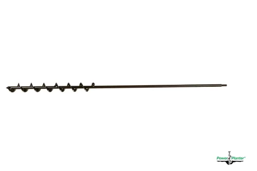 Vista 2 de Power Planter Taladro de bombilla y herramienta para plantas de cama, broca de taladro de jardín de 2 x 48 pulgadas con accionamiento hexagonal