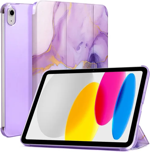 Vista 41 de CoBak Funda para iPad (A16) 11ª generación de 11 pulgadas 2025, iPad de 10.9 pulgadas 2022, funda protectora delgada con carcasa trasera translúcida