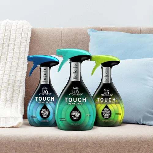 Vista 7 de Febreze Unstopables Touch - Aerosol para tela y eliminador de olores, Paradise, 27 onzas